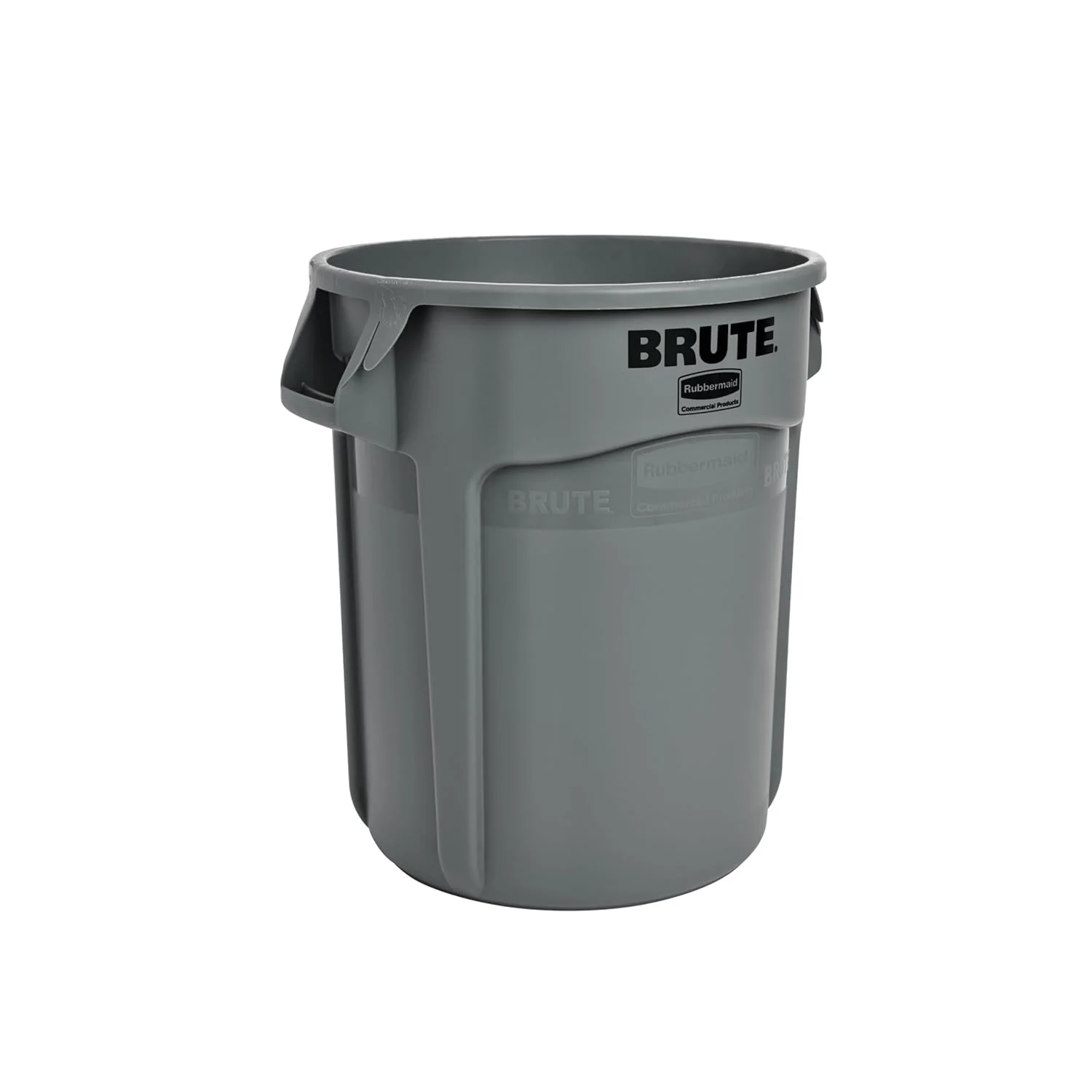 Heavy-duty round trash can / dumpster. 20-gallon capacity. white. suitable for outdoor garbage containers in places such as garden workers / construction workers / restaurants / backyards / offices / warehouses. 6 pieces per set.