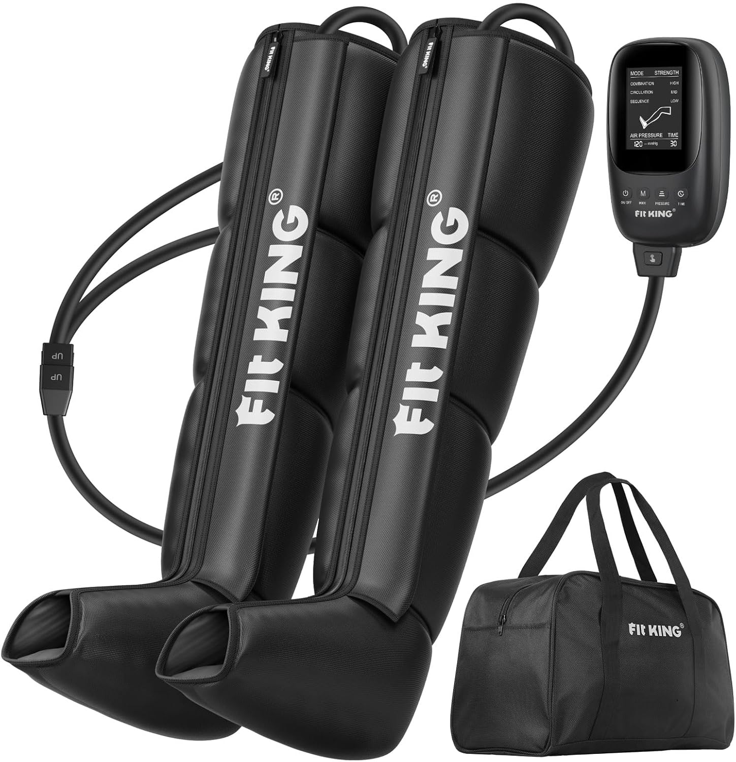 Aircraft-style pressure recovery system. dynamic pressure to promote blood circulation and achieve rapid recovery. continuous massage boots (medium size) designed for athletes