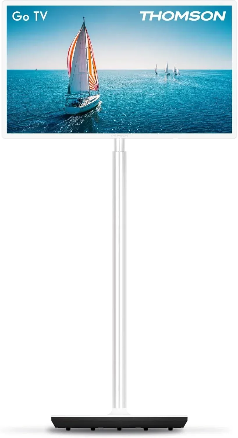 THOMSON 32 Pulgadas (81 cm) Go TV. Televisor Android Portátil – HD Ready (1366x768). Control por Voz. Bluetooth 5.1. Wi-Fi. Función de Punto de Acceso