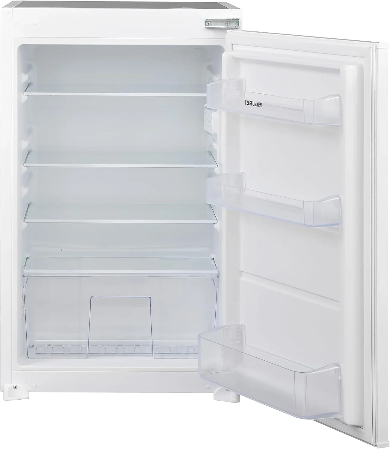 TELEFUNKEN EK88S134E Einbaukühlschrank ohne Gefrierfach 88cm Nische Schlepptür-Technik 126 Liter Nutzinhalt Temperaturregelung Weiß