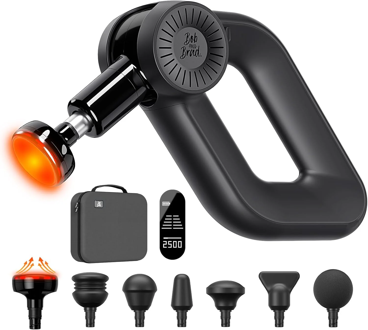 Professional massage gun - deep tissue impact massage. 16mm amplitude. suitable for professional muscle massager for athletes. can relieve pain. quiet electric back massager. as a gift for him