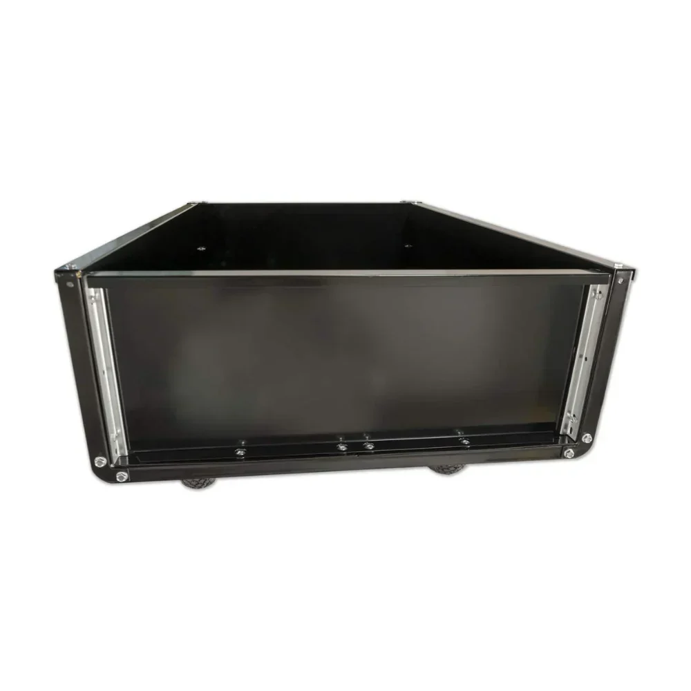 Utility Tow Behind Steel Dump Cart. 750 Pound Capacity