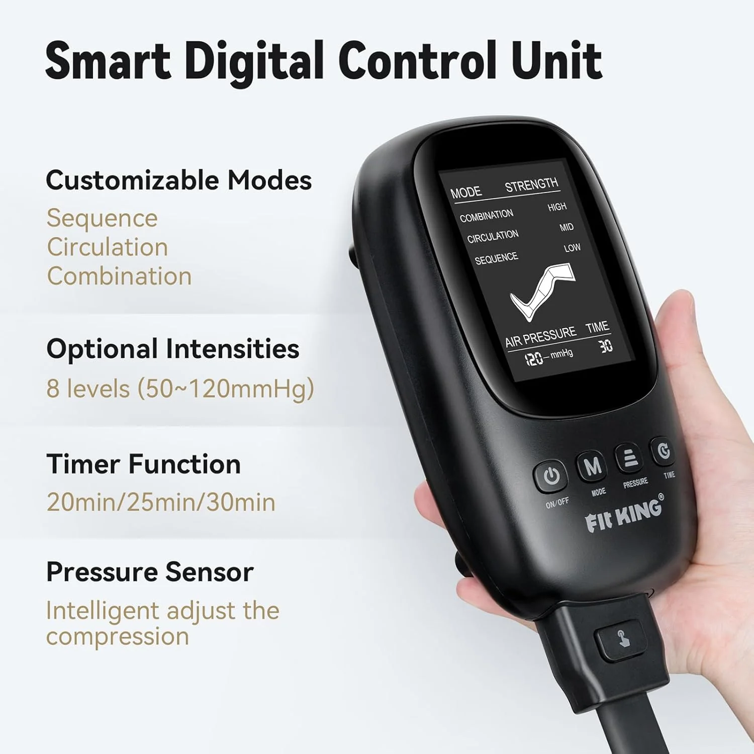 Aircraft-style pressure recovery system. dynamic pressure to promote blood circulation and achieve rapid recovery. continuous massage boots (medium size) designed for athletes