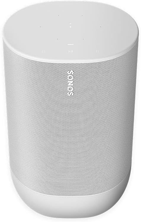 Sonos Move Smart Speaker (Wasserfester WLAN und Bluetooth Lautsprecher mit Alexa Sprachsteuerung. Google Assistant und AirPlay 2 – Kabellose Outdoor