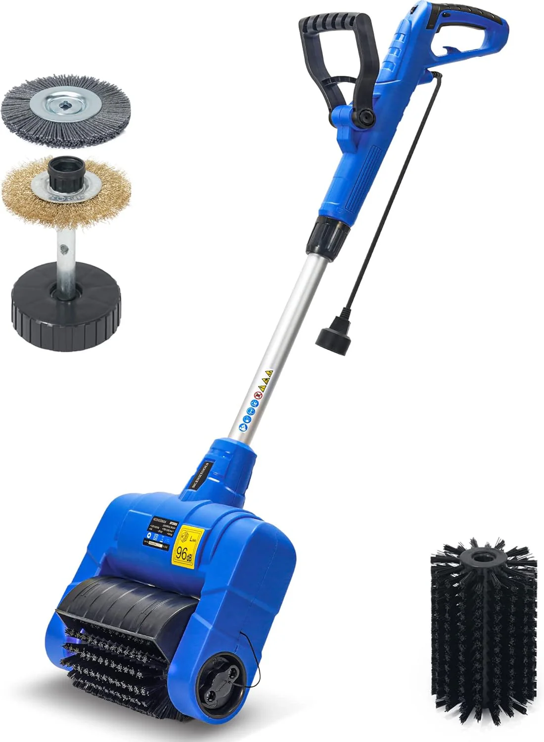 Grout Cleaner Machine with Grout Brush.Heavy Duty with Wire Surface Brush.Standy Safety Grout Scrubber.Moss.Weed Between Floor Tiles.Patio.Board.Bricks. (Outdoor Bundle)