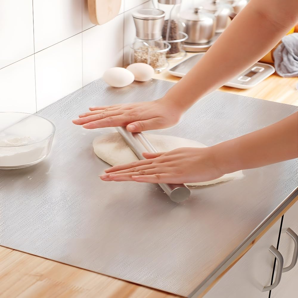 316 Stainless Steel Cutting Board.Cutting Boards for Kitchen.Chopping Board.Large Cutting Board for Chopping Meat.Vegetables.Fruits.Cheese 39.37 * 22.83in