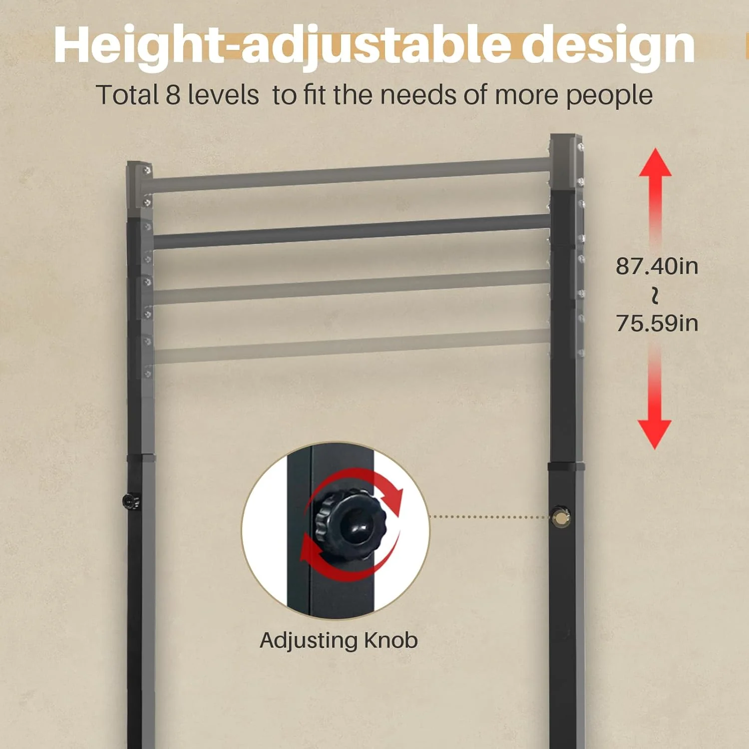 Pull Up Station. Bongkim Power Tower Portable Pullup Bar Station. Pull Up Bar for Home Gym. Pull Up Tower Station 330LBS