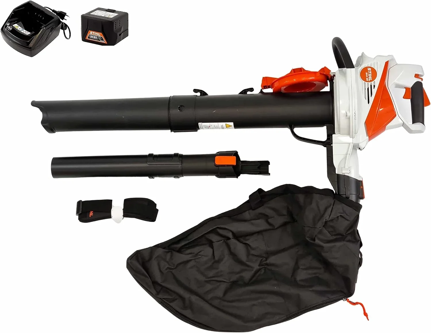 STIHL Akku Saughäcksler SHA 56 (+ Akku AK20 + AL101 Ladegerät). Batteriebetrieben
