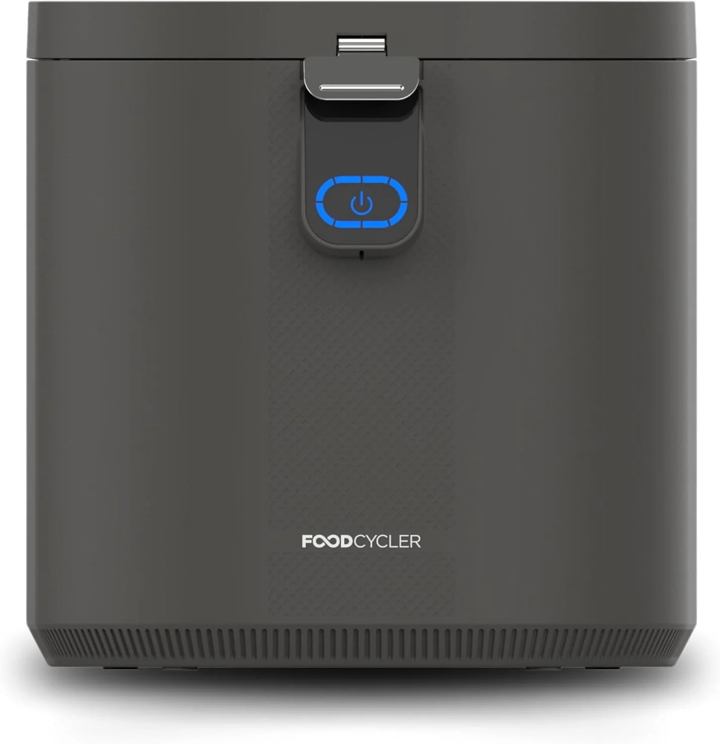 Food Recycling Unit | Indoor Composting Box Alternative | Electric Desktop Food Grinder. equipped with odorless 5-liter indoor food waste bin. facilitating garbage management | Gray