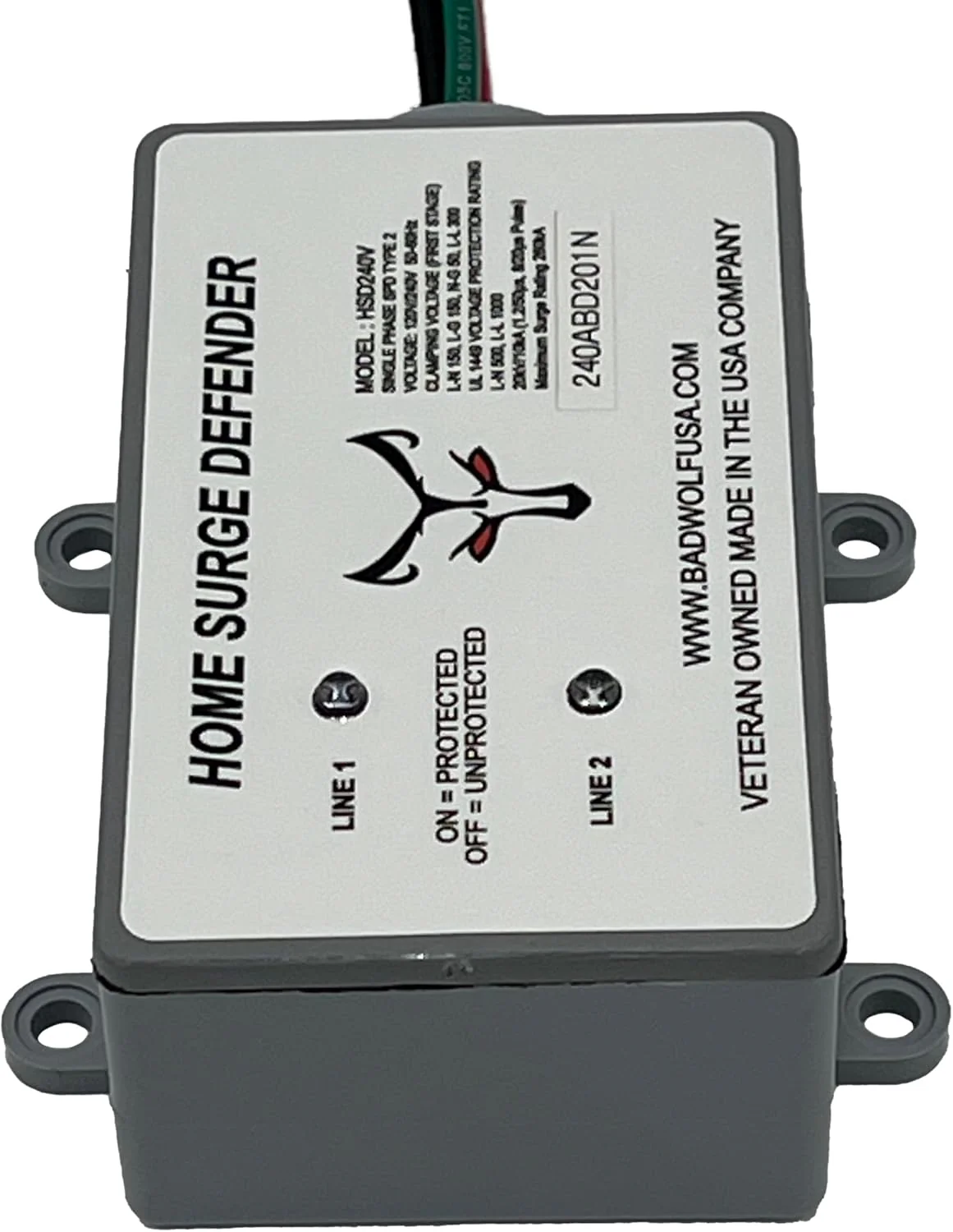 Whole House EMP Surge Protector. 260kA of Surge Protection to Help Shield Your Home from Lightning. EMP. CME and Solar Flare Damage.
