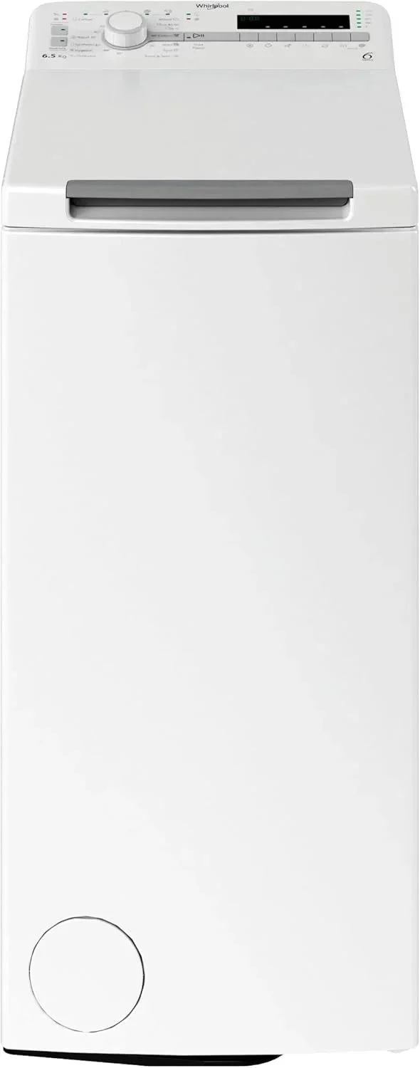Whirlpool - Lavadora carga superior 6.5 kg TDLR 65230SS EU/N blanco. 1200 rpm. tecnología 6th sense y freshcare. motor universal. eficiencia NEL D