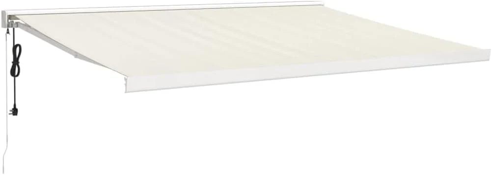 Toldo Articulado Eléctrico con Mando a Distancia. Toldo Retráctil 4x3 m. Toldo Exterior Enrollable. Toldo con Abrazadera. Toldo Motorizado Incluye