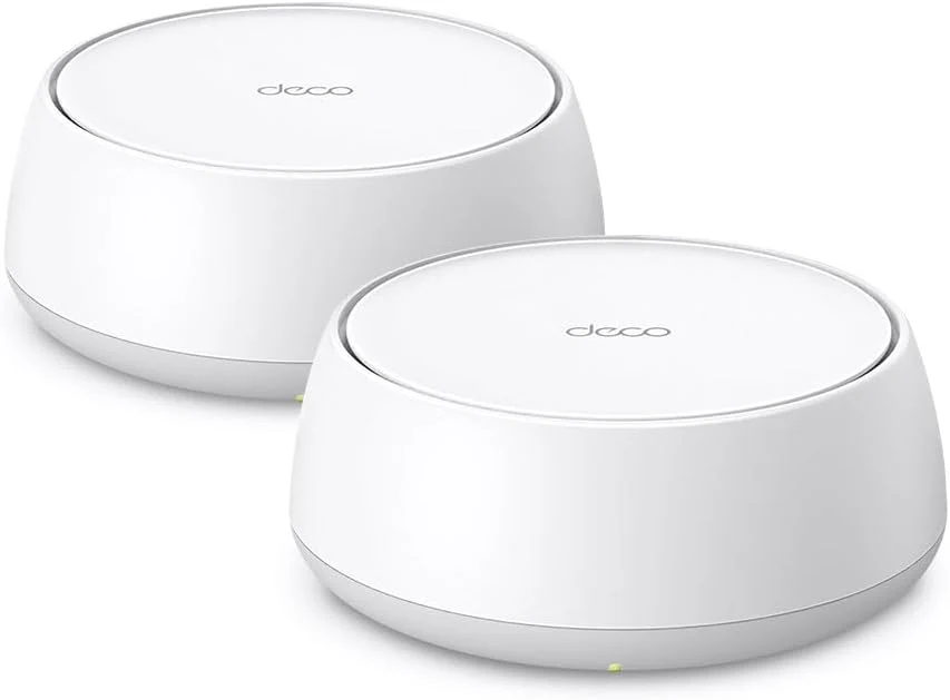 Dual-band WiFi 7 networking system (Deco BE25) - Supports over 150 devices. 5GHz/2.4GHz frequency bands. 2.5Gbps ports. MLO technology. 4K-QAM function. home security protection system. universal compatibility (3 sets)