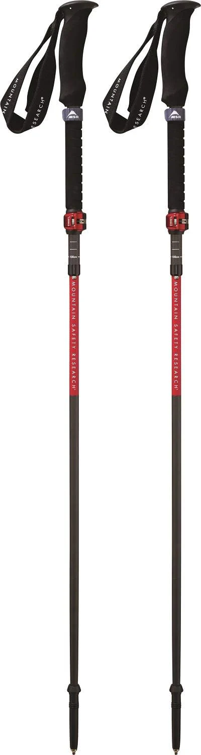 Stretchable and foldable carbon fiber hiking walking stick for mountain climbing
