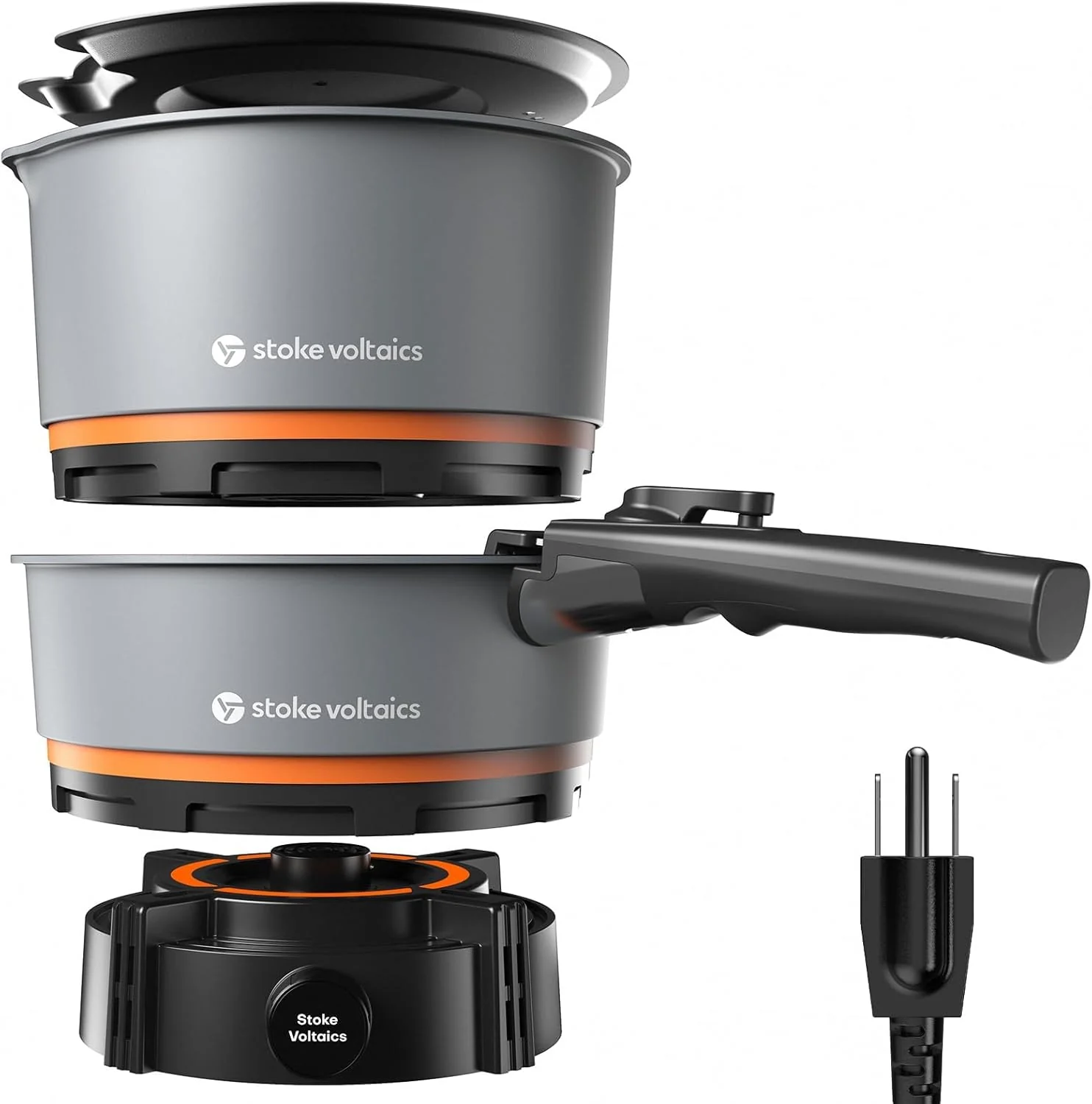 200 - 1000 watt electric camping stove. with cookware. 120 volt portable outdoor cooking set. windproof cookware. suitable for RVs. electric vehicles. off-road travel. RV life. car camping